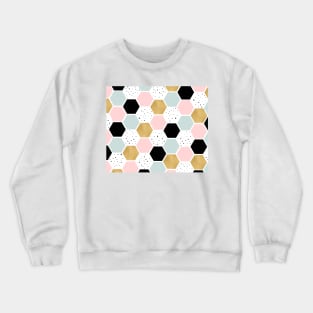 Marvelous honeycomb pastel en gold Crewneck Sweatshirt